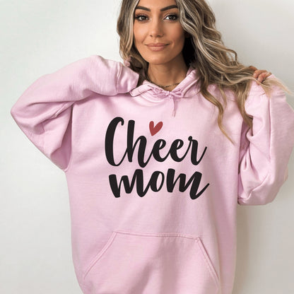 Cheer Mom Hoodie Cheerleader Mom Sweatshirt - Mardonyx Sweatshirt Light Pink / S