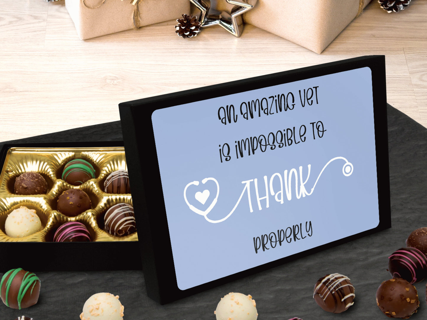 Personalized Chocolate Gift, Wedding Favors,Thank You Nurse,Thank You Gift, Physical Therapist Gift, Dog Sitter Thank You Gift, Gift for Vet