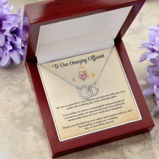 Wedding Officiant Thank You Gift, Gift for Wedding Officiant Necklace, Amazing Wedding Officiant Appreciation Gift