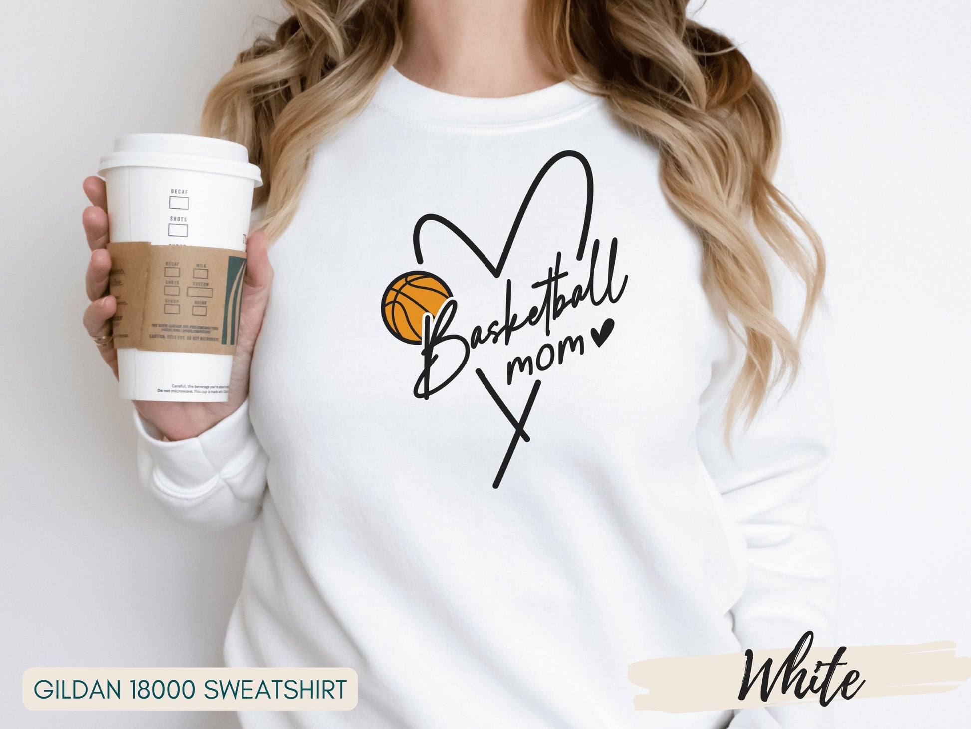 Basketball Mom Sweatshirt, Basketball Mom Shirt, Mom Sweatshirt, Mother's Day Gift, Sport Mom Gift - Mardonyx Sweatshirt