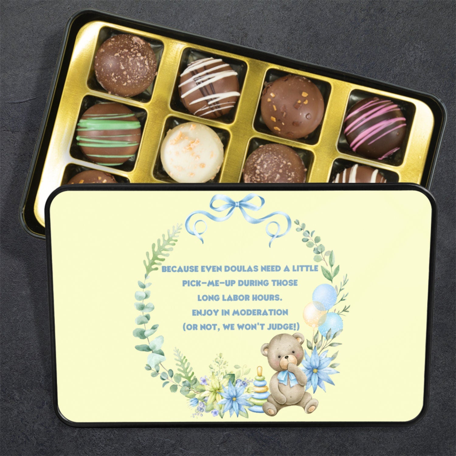 Chocolate Truffles Doula Gift, Midwife Gift - Mardonyx Candy