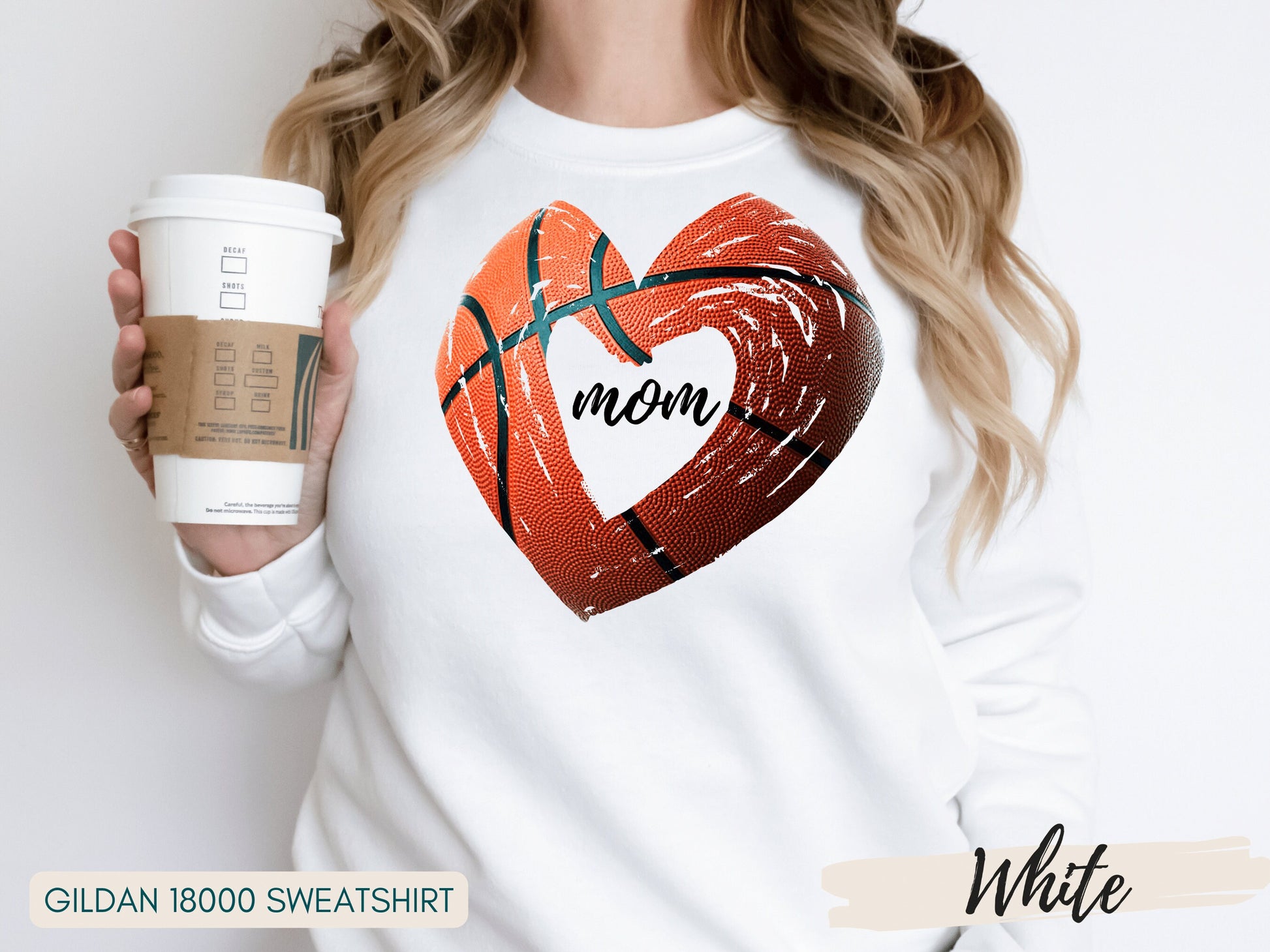 Basketball Mom Sweatshirt, Basketball Mom Shirt, Mom Sweatshirt, Mother's Day Gift, Sport Mom Gift, Basketball Shirt - Mardonyx Sweatshirt S - Sweatshirt / Sand Sweatshirt Only