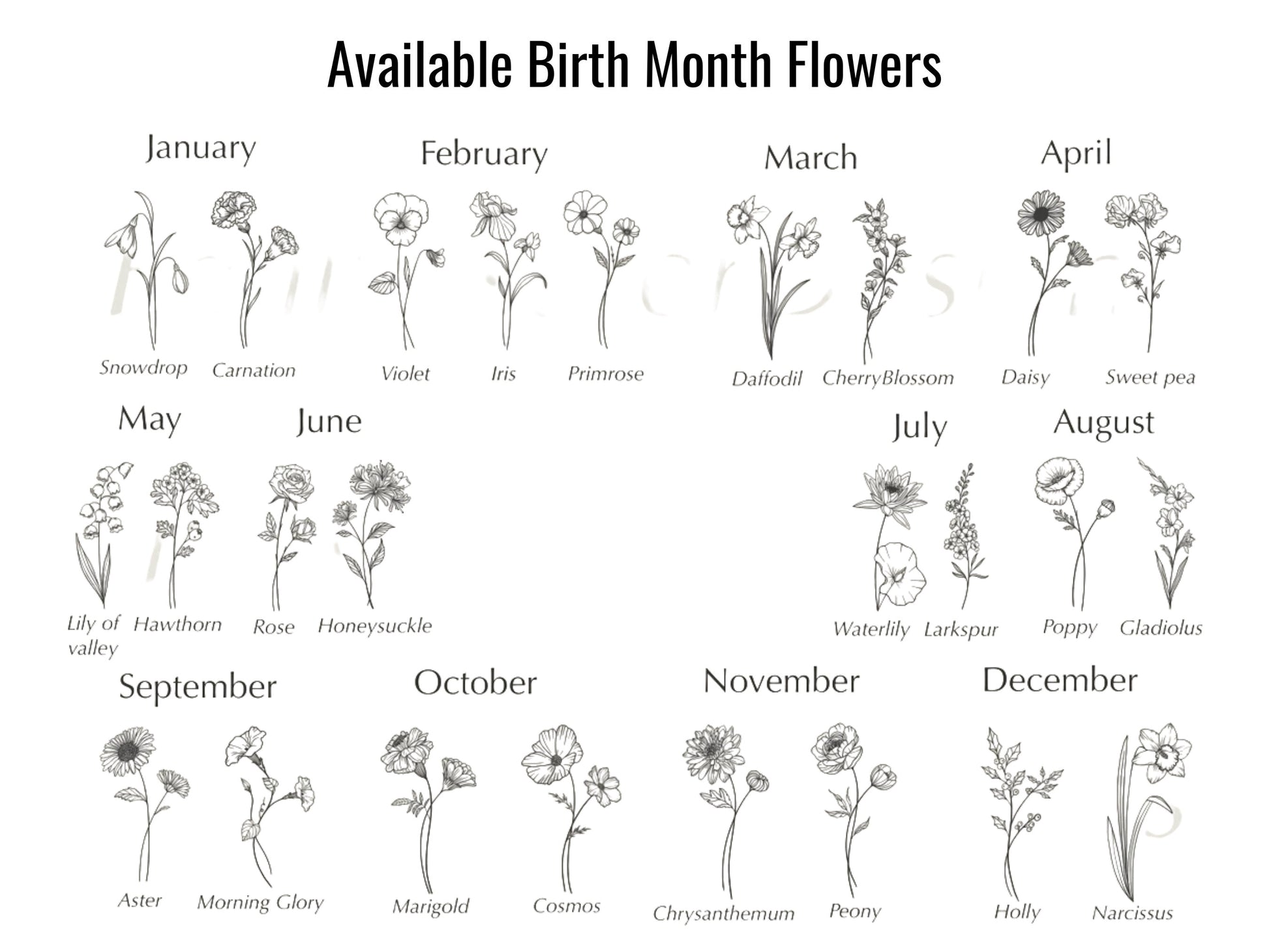 Birth Month Flower Gift,Personalized Birth Flower Personalized Journal, Gratitude Journal,Meditation Journal, Birth Flower Gift,Gift for Her - Mardonyx