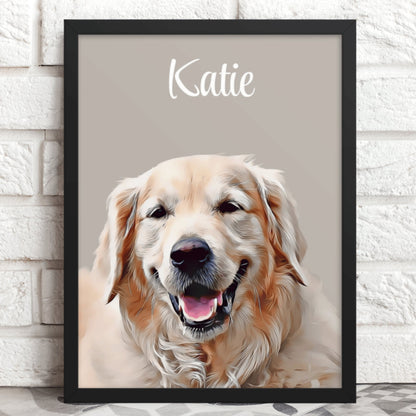 Personalized Pet Portraits From Your Pet Photo ,Digital Dog Portraits Cat Portraits, Custom Dog Portraits,Pet Art Pet Drawing, Pet Loss Gift