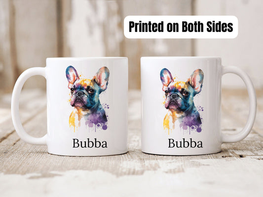 French Bulldog Mug, Personalized Dog Mug, French Bulldog Art, French Bulldog Gift, Frenchie Bulldog, Dog Dad Mug, Dog Mom Coffee Mug - Mardonyx Mug