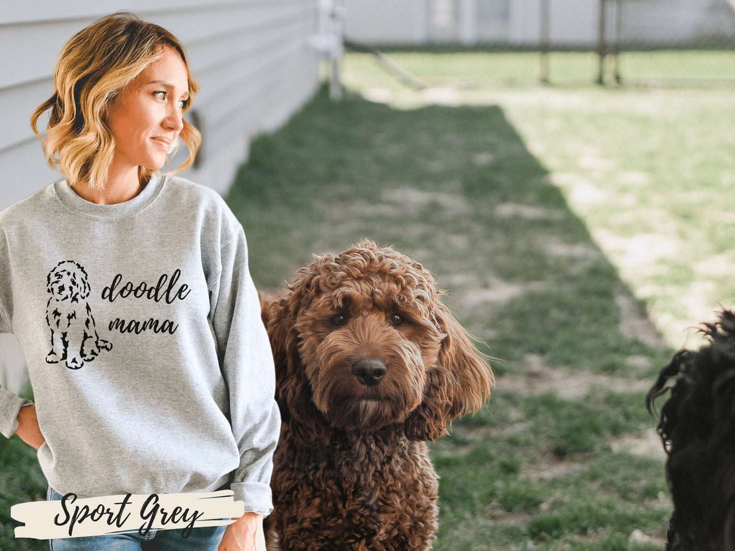 Doodle Mama Sweatshirt, Funny Sweatshirt, Graphic Sweatshirt, Gift for Her, Goldendoodle, Labradoodle, Dog Mom, Doodle Sweatshirt