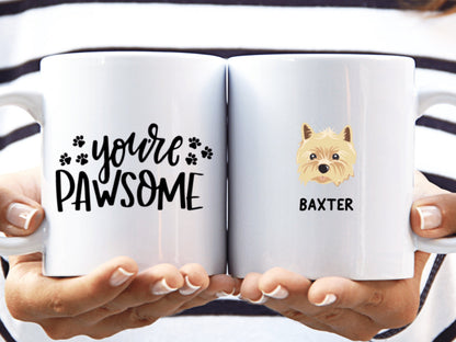 Personalized Dog Mug, Funny Dog Quote Mug. Dog Breed Mug