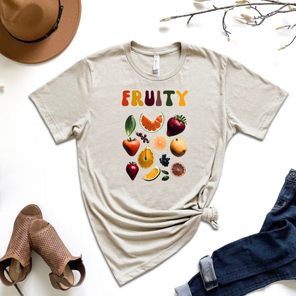 Fruity Lesbian Shirt, Strawberry Cottage core shirt, Strawberry aesthetic , Lesbian shirt, Funny Lesbian, Subtle Lesbian Shirt - Mardonyx T-Shirt Athletic Heather / S