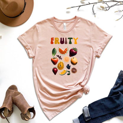 Fruity Lesbian Shirt, Strawberry Cottage core shirt, Strawberry aesthetic , Lesbian shirt, Funny Lesbian, Subtle Lesbian Shirt - Mardonyx T-Shirt