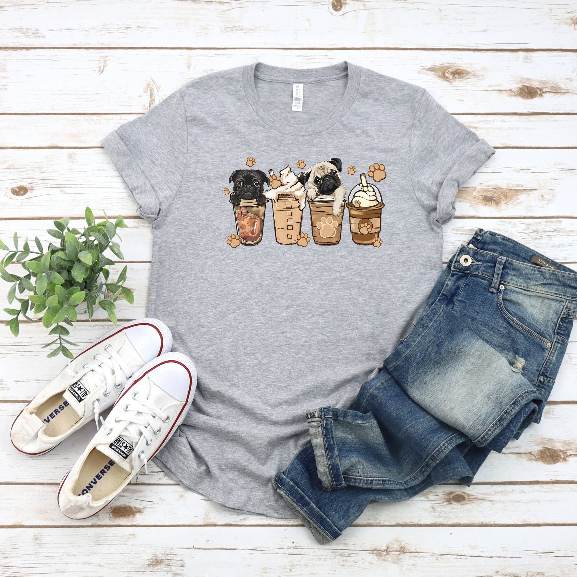 Pug Lover Coffee T-Shirt