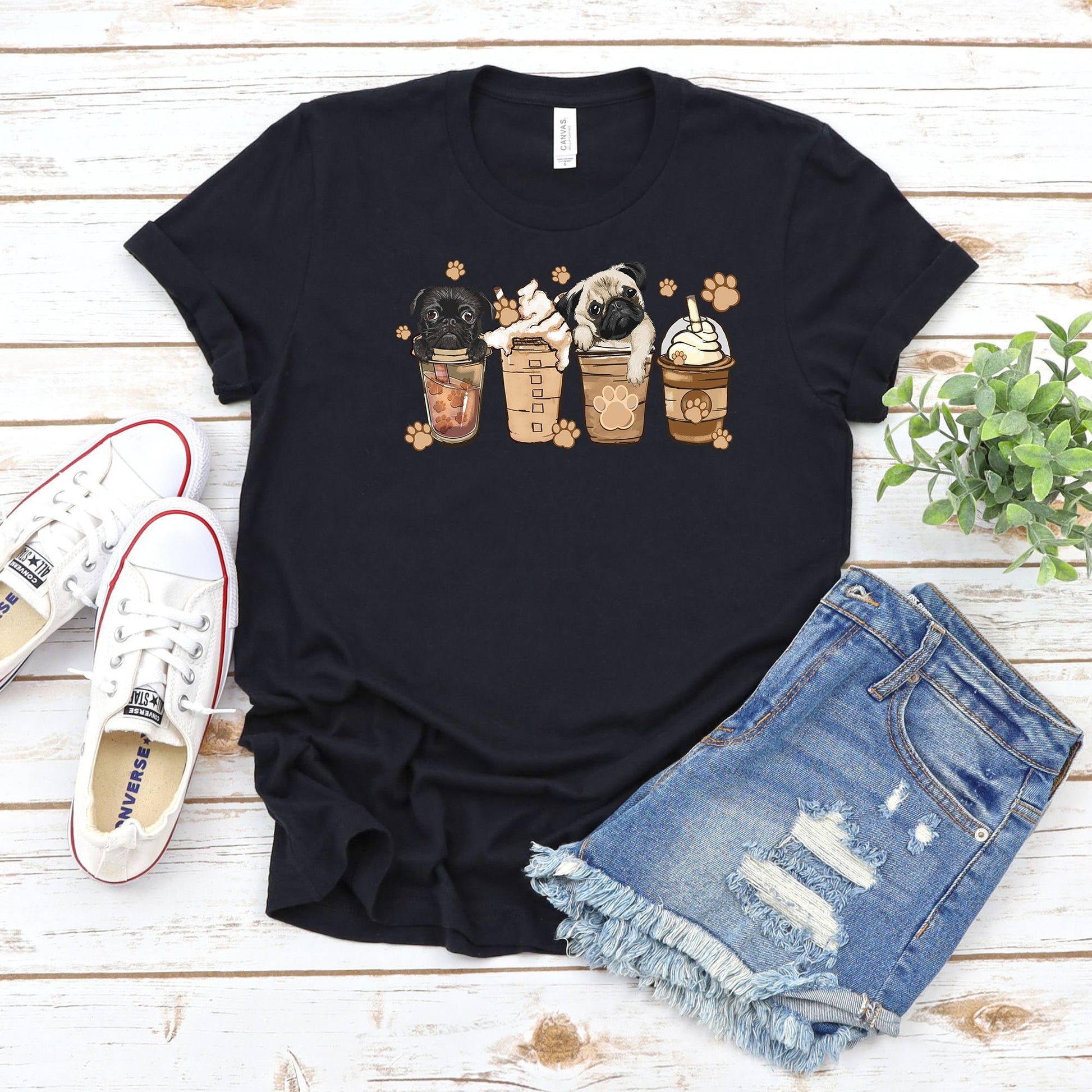 Pug Lover Coffee T-Shirt