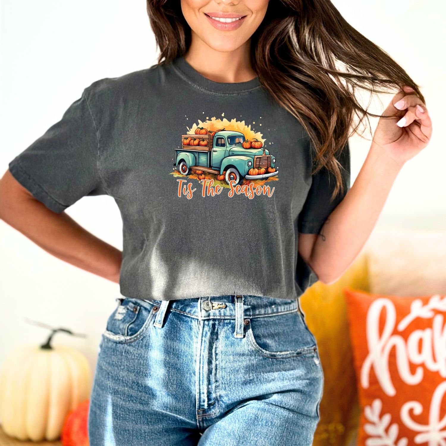 Thanksgiving Shirt for Women, Fall Shirt, Comfort Colors Thanksgiving Shirt, Plus Size Fall Shirt, Autumn Fall T-Shirt