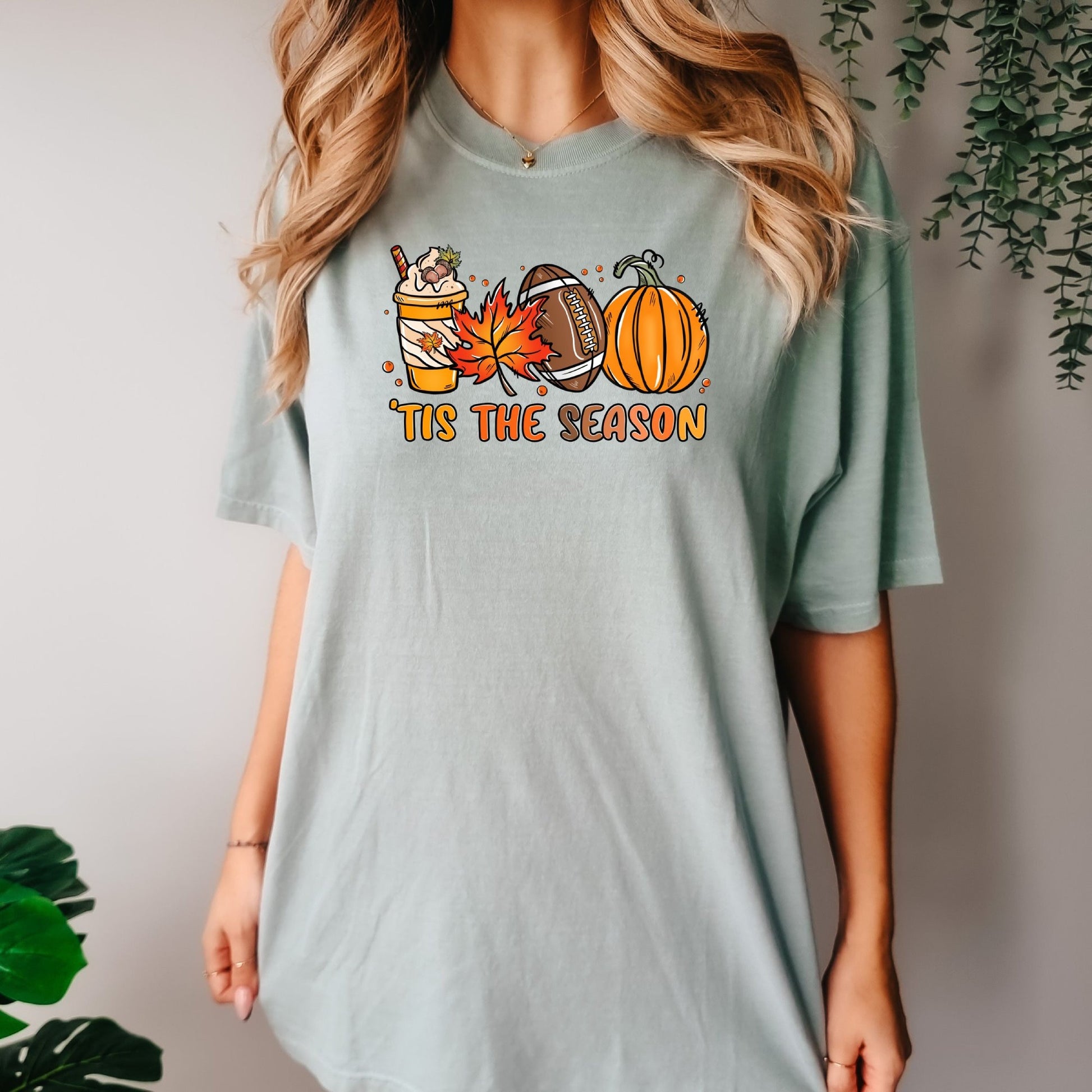Women's Fall Shirt, Tis the Season Pumpkin Spice T-Shirt, Funny Halloween Tee, Cute Fall Shirt, Women's Fall Shirt, Plus Size Fall Shirt