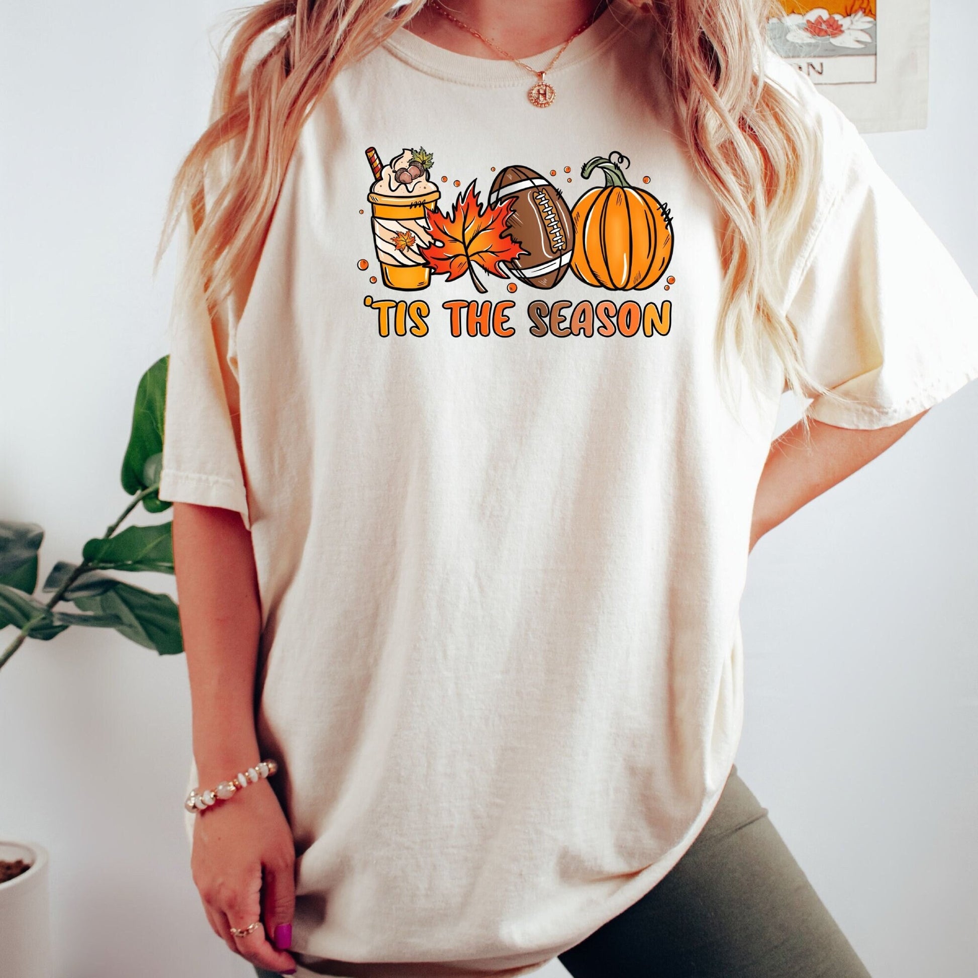 Women's Fall Shirt, Tis the Season Pumpkin Spice T-Shirt, Funny Halloween Tee, Cute Fall Shirt, Women's Fall Shirt, Plus Size Fall Shirt