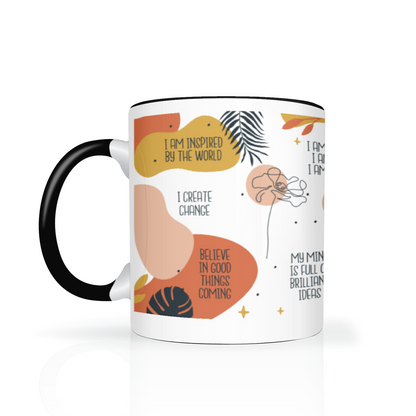 Morning Positivity Affirmations Coffee Tea Mug