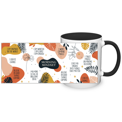 Morning Positivity Affirmations Coffee Tea Mug